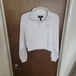 Victoria secret cropped sweatshirt NWT